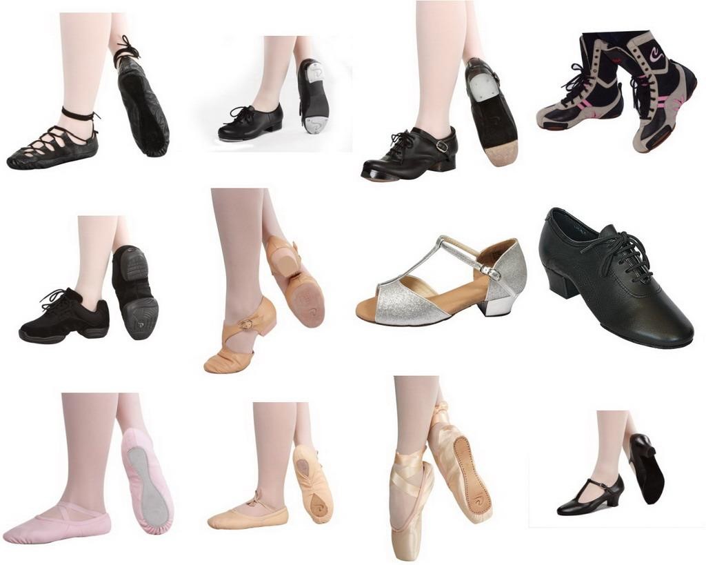 Different types of dance shoes and what defines them