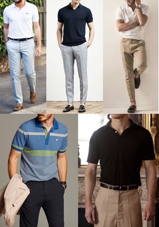 How to style a polo shirt for smart and casual looks - Bits Of Days