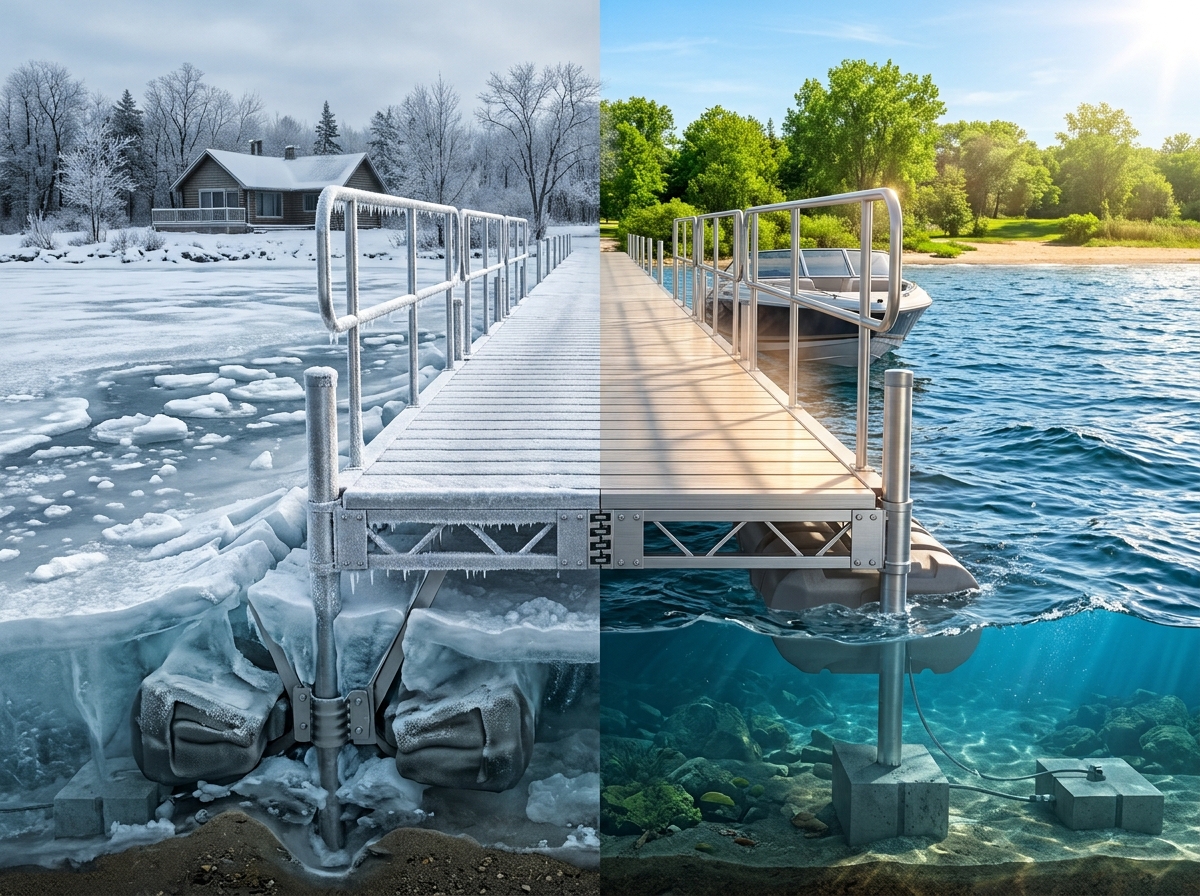 How do aluminum docks withstand freezing winters and scorching heat? Explore the metallurgy and structural engineering behind their extreme weather durability.